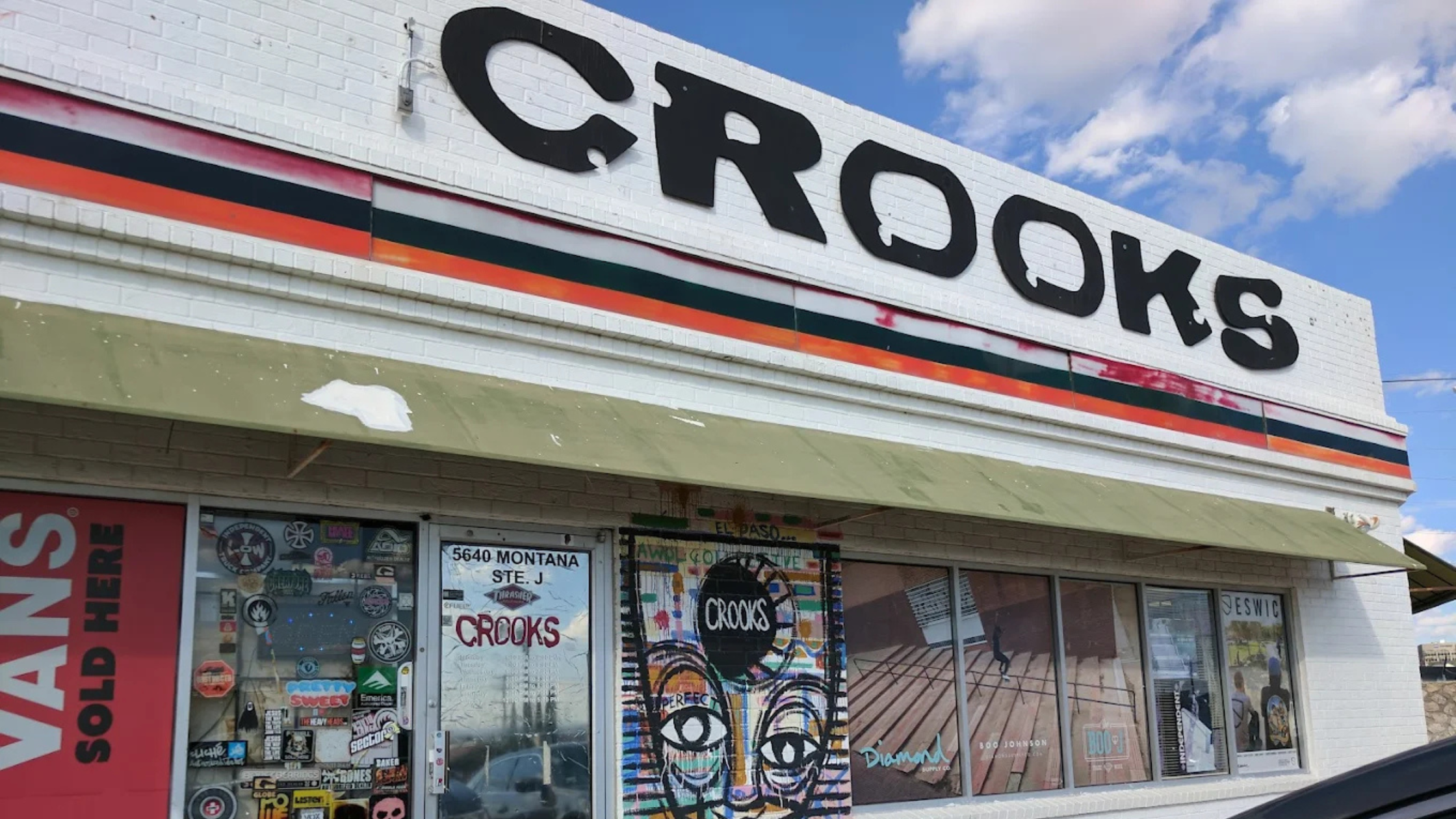 Crooks skate shop exterior