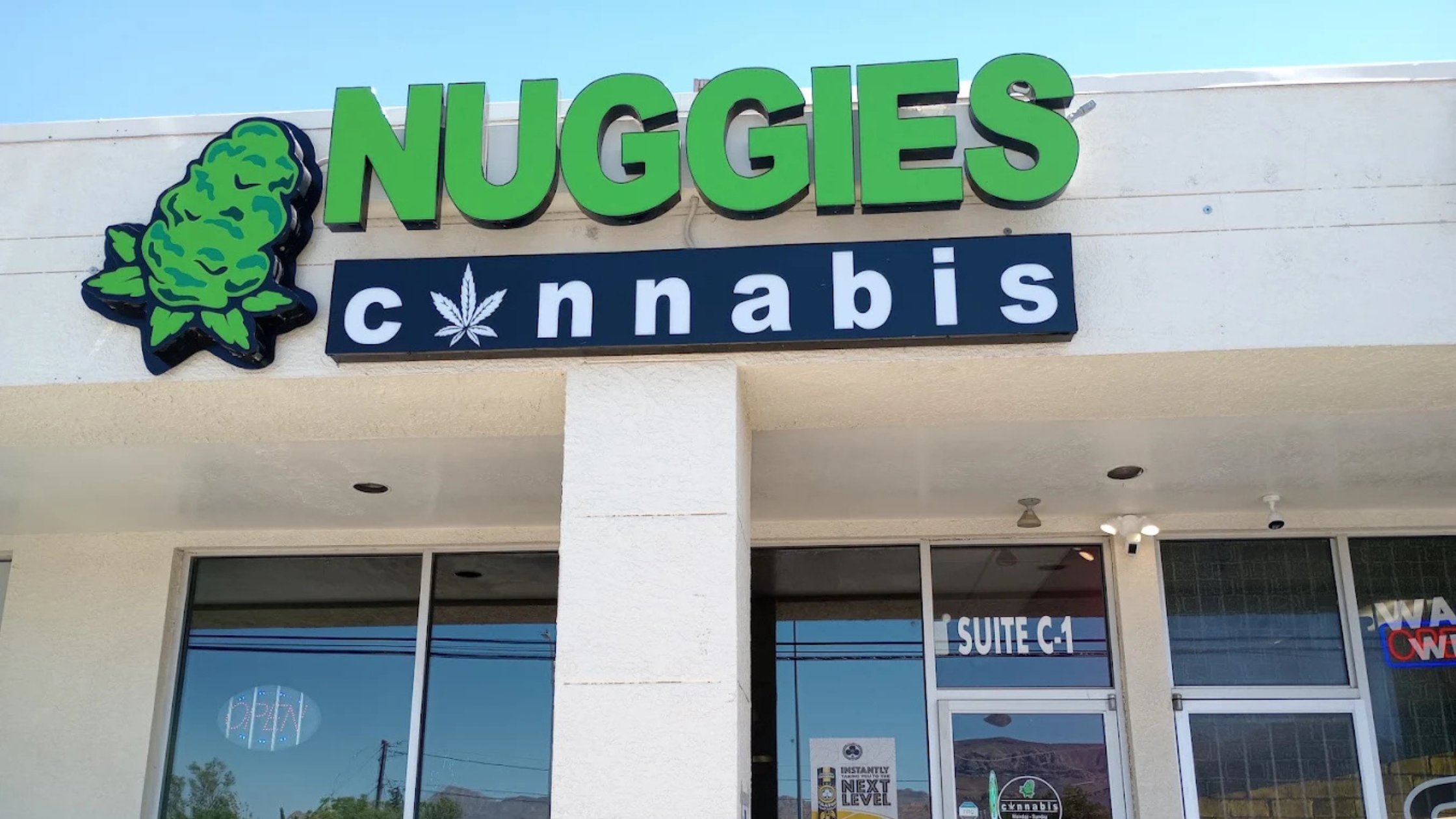 Nuggies Cannabis dispensary storefront